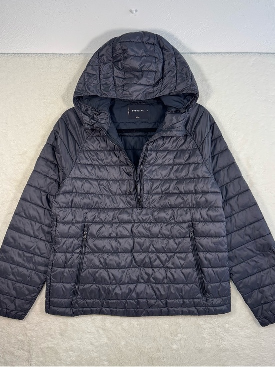 Everlane Jackets & Blazers - Everlane ReNew Half Zip Puffer Jacket Women’s Medium Black Lightweight Outdoor